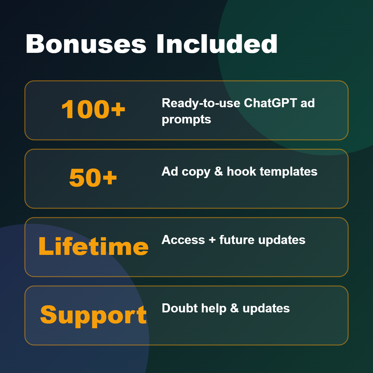 ChatGPT Ads Course bonuses